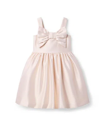 Janie And Jack Girls' Satin Bow Gala Dress - Baby, Little Kid, Big Kid