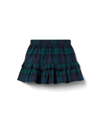 Janie And Jack Girls' Tartan Ruffle Skirt - Baby, Little Kid, Big Kid In Multi