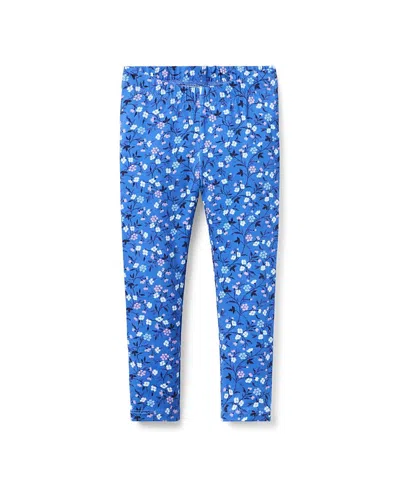 Janie And Jack Girls' The Everyday Legging - Baby, Little Kid, Big Kid In Blue