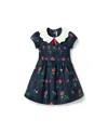 Janie And Jack Girls' The Pintuck Floral Dress - Baby, Little Kid, Big Kid In Blue