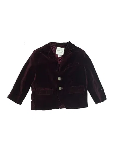 Pre-owned Janie And Jack Kids' Jacket In Burgundy