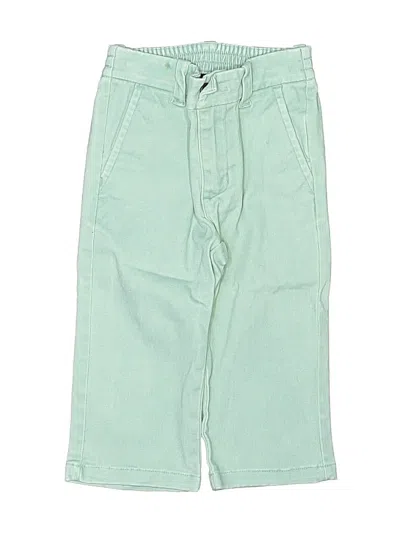Pre-owned Janie And Jack Kids' Jeans In Green