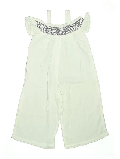 Pre-owned Janie And Jack Kids' Jumpsuit In White