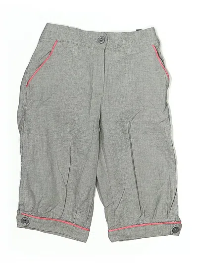Pre-owned Janie And Jack Kids' Khaki Pant In Gray