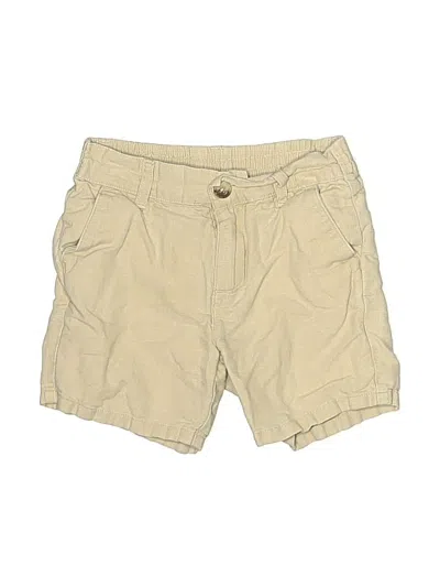 Pre-owned Janie And Jack Babies' Khaki Shorts In Yellow