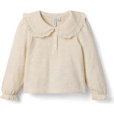 JANIE AND JACK JANIE AND JACK LACE COLLARED TOP