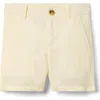 Janie And Jack Linen-cotton Short In Yellow