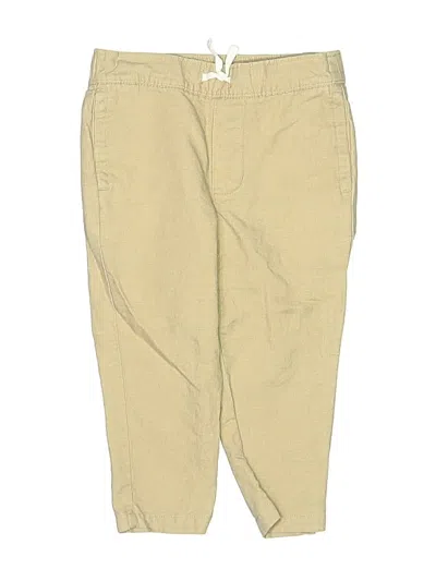 Pre-owned Janie And Jack Kids' Linen Pants In Brown