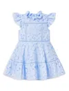 JANIE AND JACK LITTLE GIRL'S & GIRL'S FLORAL LACE RUFFLE DRESS
