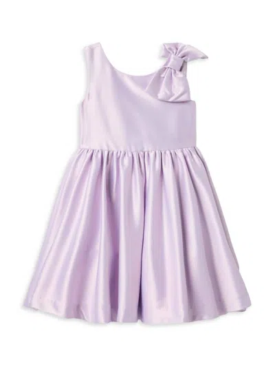 Janie And Jack Little Girl's & Girl's Satin A-line Dress In Purple