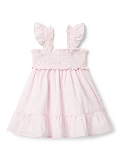 Janie And Jack Little Girl's & Girl's The Emily Smocked Sundress In Pink