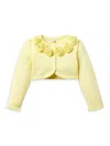JANIE AND JACK LITTLE GIRL'S & GIRL'S THE ROSETTE CROPPED CARDIGAN