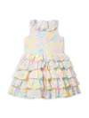 JANIE AND JACK LITTLE GIRL'S THE FLORAL FRILLS DRESS