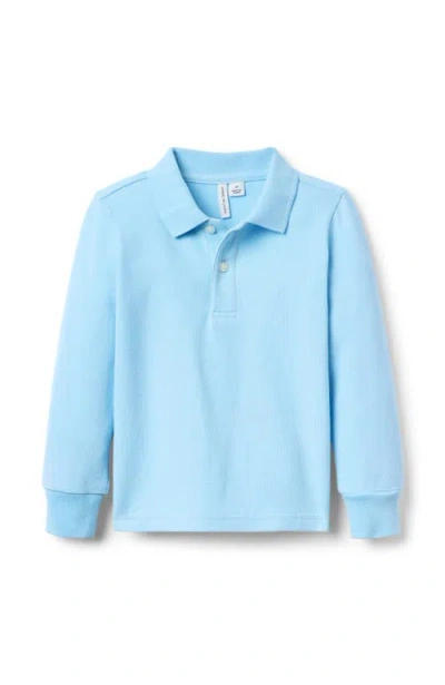 JANIE AND JACK JANIE AND JACK LONG SLEEVE PIQUE POLO