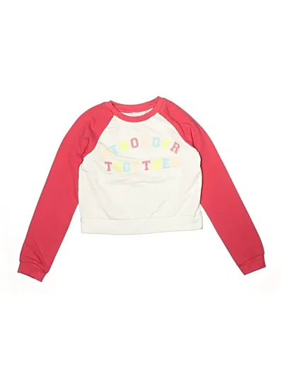Pre-owned Janie And Jack Kids' Long Sleeve T-shirt In Ivory