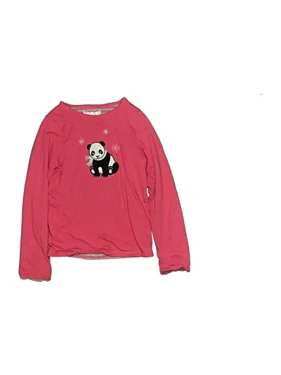 Pre-owned Janie And Jack Kids' Long Sleeve T-shirt In Pink