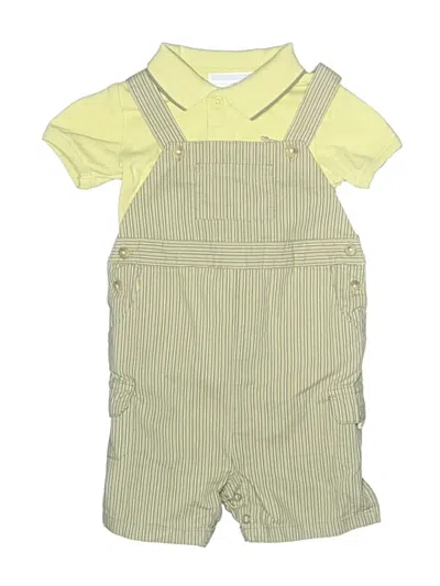 Pre-owned Janie And Jack Babies' Overalls In Yellow