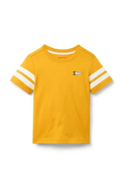 Janie And Jack Kids'  Pennant Flag Tee In Yellow