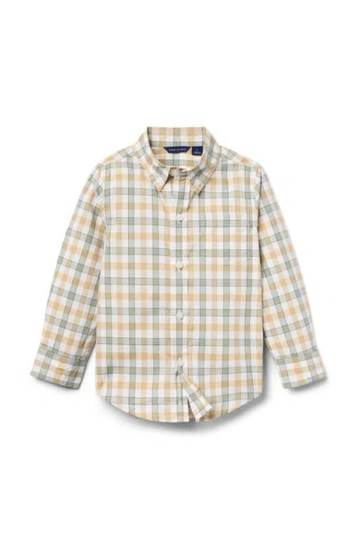JANIE AND JACK JANIE AND JACK PLAID POPLIN SHIRT