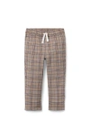 Janie And Jack Plaid Pull-on Pant In Multi
