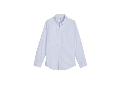 Janie And Jack Poplin Dressy Button Down Shirt (toddler/little Kid/big Kid) Boy's Clothing Blue : 2 Toddler, Cotton