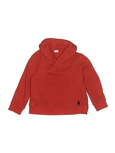 Pre-owned Janie And Jack Kids' Pullover Hoodie In Red