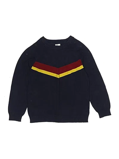 Pre-owned Janie And Jack Kids' Pullover Sweater In Blue