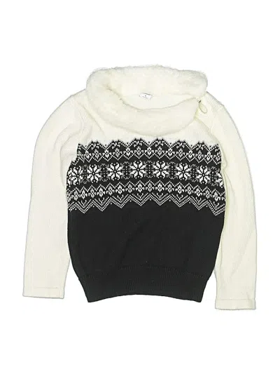 Pre-owned Janie And Jack Kids' Pullover Sweater In Ivory