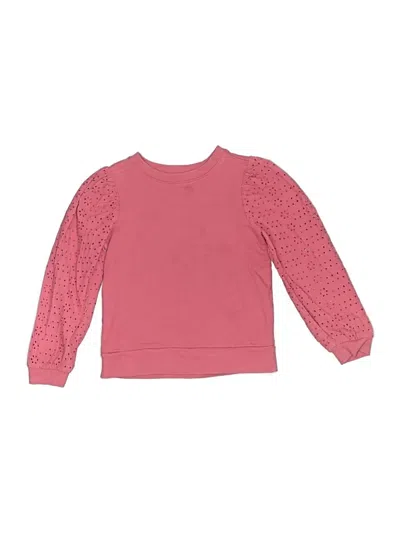 Pre-owned Janie And Jack Kids' Pullover Sweater In Pink