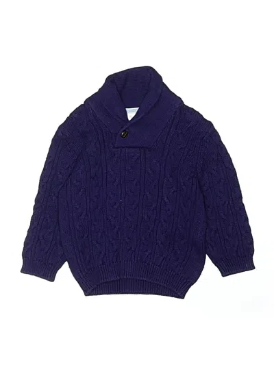 Pre-owned Janie And Jack Kids' Pullover Sweater In Purple