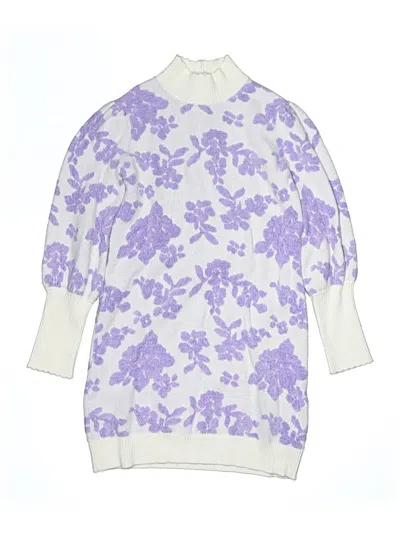 Pre-owned Janie And Jack Kids' Pullover Sweater In Purple