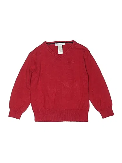 Pre-owned Janie And Jack Kids' Pullover Sweater In Red