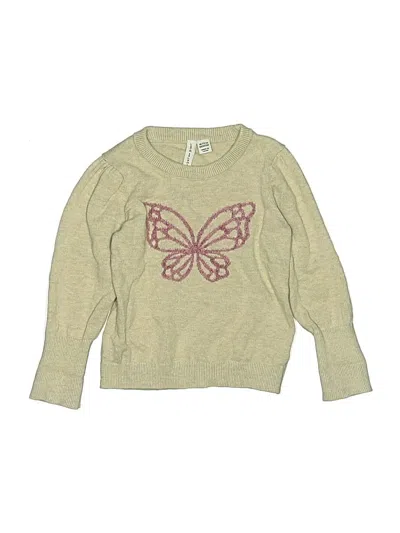 Pre-owned Janie And Jack Kids' Pullover Sweater In Tan