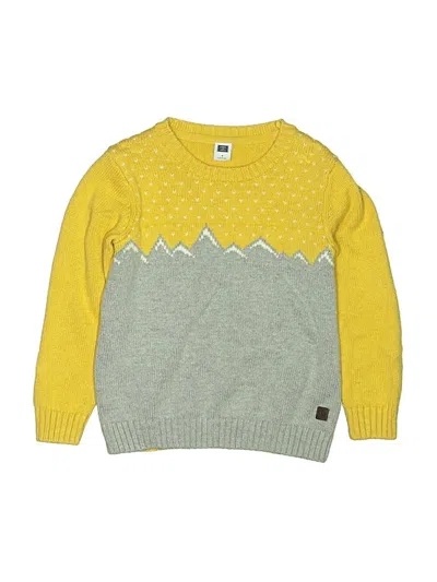 Pre-owned Janie And Jack Kids' Pullover Sweater In Yellow