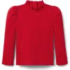 Janie And Jack Ribbed Turtleneck In Red