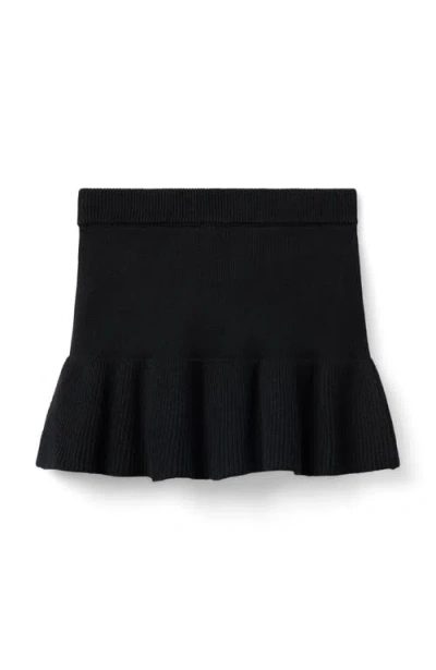 Janie And Jack Babies'  Ruffle Hem Sweater Skirt In Black
