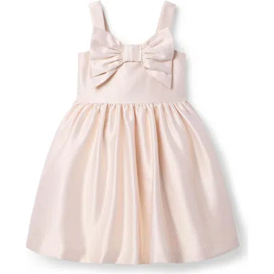 Janie And Jack Kids'  Satin Bow Gala Dress In Pink