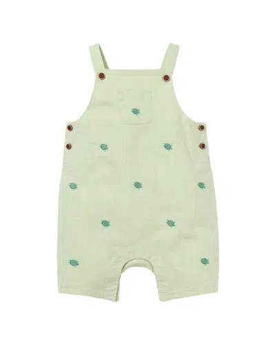 Janie And Jack Babies' Sea Turtle Overall In Green