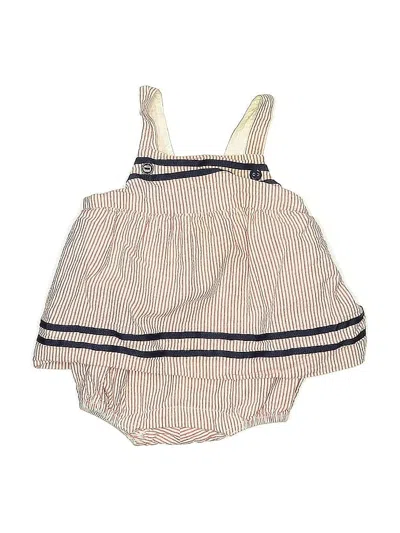 Pre-owned Janie And Jack Babies' Short Sleeve Onesie In Pink