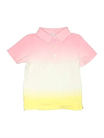 Pre-owned Janie And Jack Kids' Short Sleeve Polo Shirt In Pink