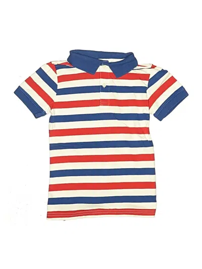 Pre-owned Janie And Jack Kids' Short Sleeve Polo Shirt In Red
