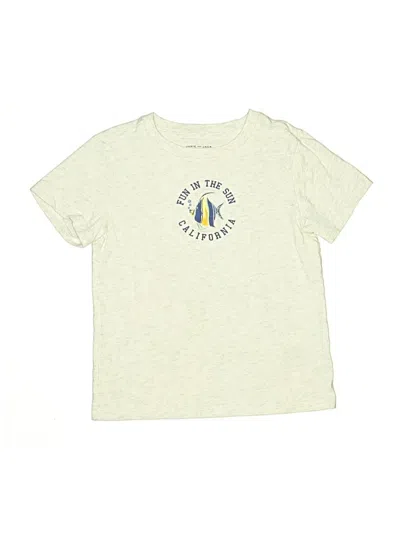 Pre-owned Janie And Jack Kids' Short Sleeve T-shirt In Yellow