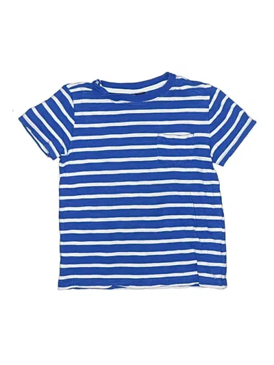 Pre-owned Janie And Jack Kids' Short Sleeve T-shirt In Blue