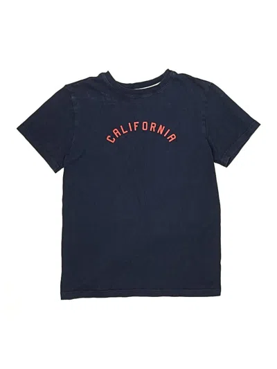 Pre-owned Janie And Jack Kids' Short Sleeve T-shirt In Blue