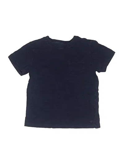 Pre-owned Janie And Jack Kids' Short Sleeve T-shirt In Blue