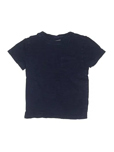 Pre-owned Janie And Jack Kids' Short Sleeve T-shirt In Blue