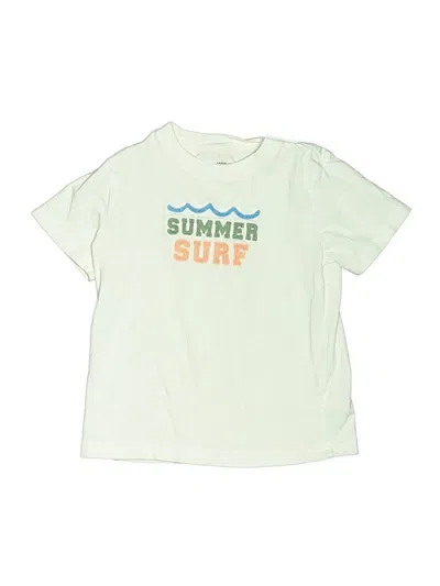 Pre-owned Janie And Jack Kids' Short Sleeve T-shirt In Green