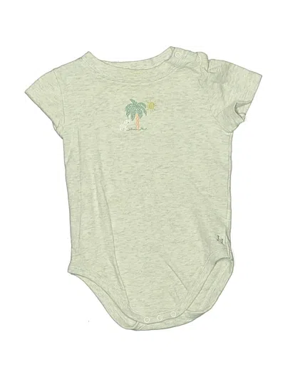 Pre-owned Janie And Jack Kids' Short Sleeve T-shirt In Green