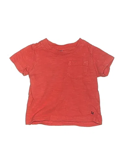 Pre-owned Janie And Jack Babies' Short Sleeve T-shirt In Red