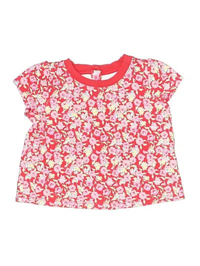 Pre-owned Janie And Jack Kids' Short Sleeve T-shirt In Red